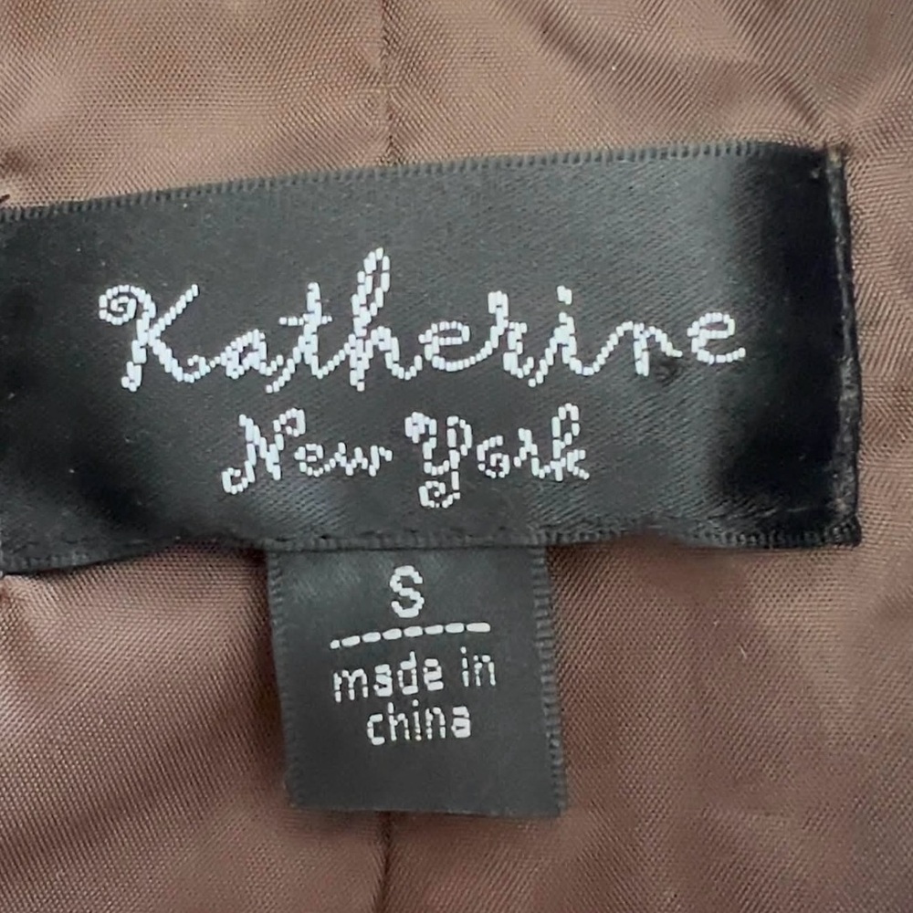 Katherine New York Frayed Tweed Blazer Jacket Whimsigoth Dark Academia Boho - Picture 4 of 5